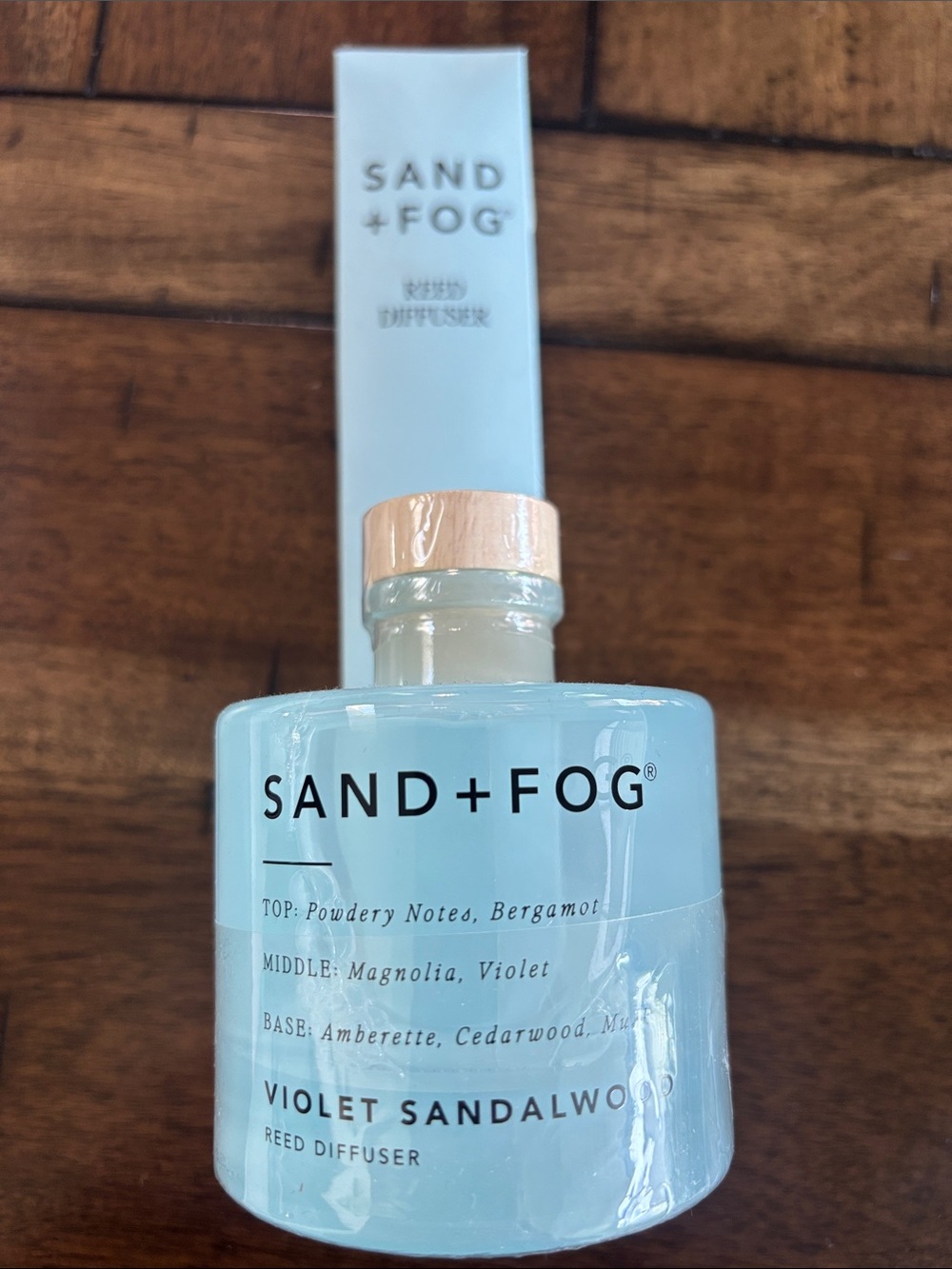 SAND+FOG Violet Sandalwood Reed Diffuser